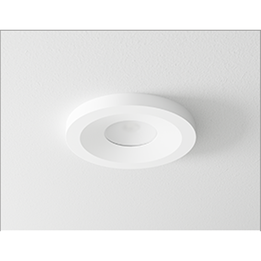 DMF Lighting 4" Flush Trim for Surface Mount/J Box Install White, H4TRFWH