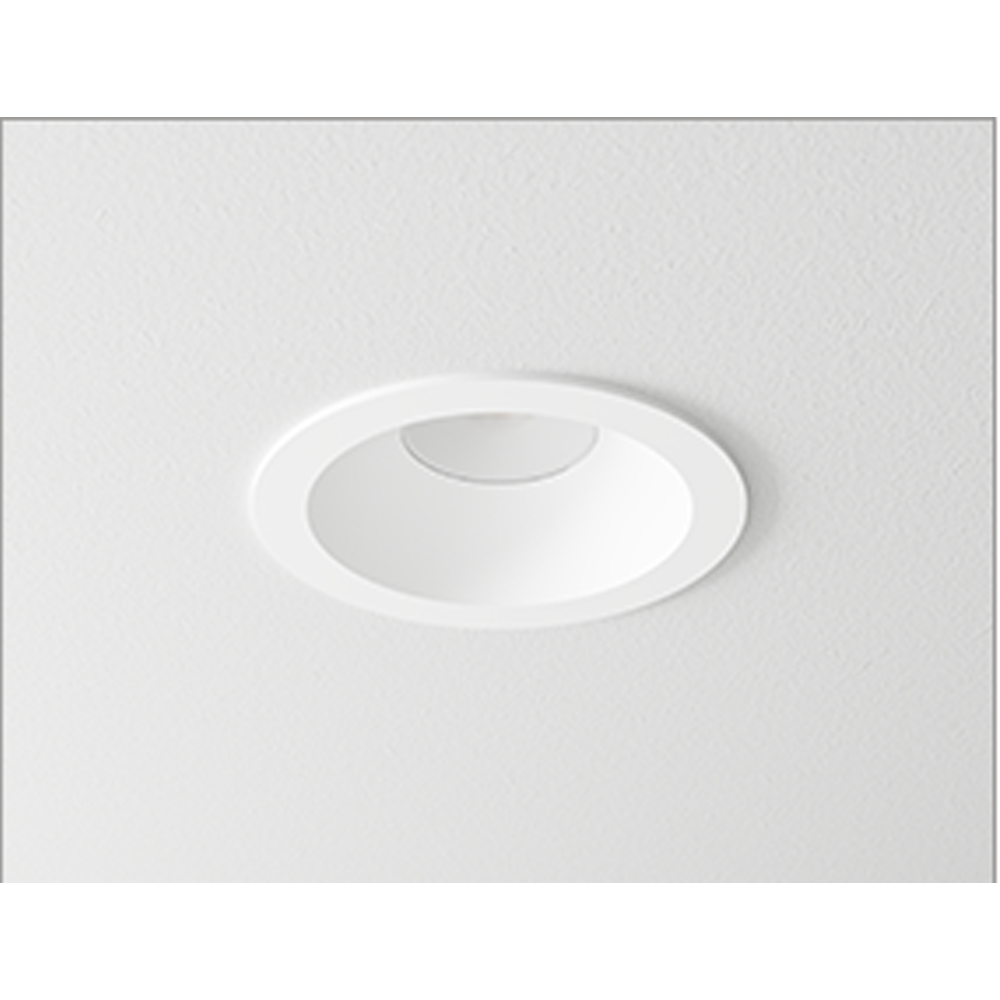 DMF Lighting 4" Round White Trim for H Series LED Downlights, H4TRSWH