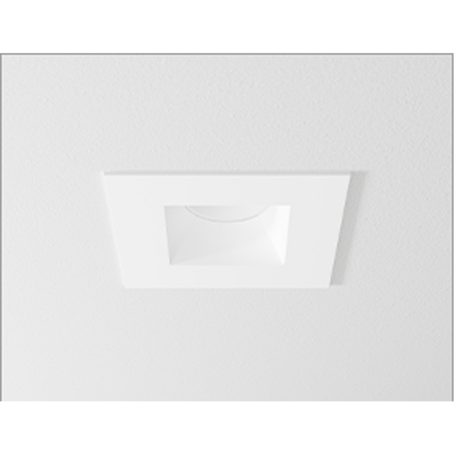 DMF Lighting 4" Square White Trim for H Series LED Downlights, H4TSSWH