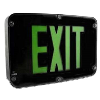 Westgate Lighting  Nema 4X Rated Led Exit Sign, Single Face, Green Black  XTN4X-1GB