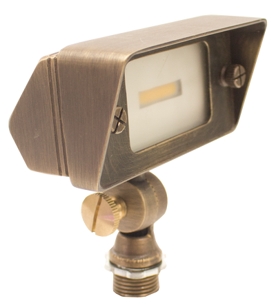 Westgate Mfg Directional Light, 6W, 3000K, 12V, IP67, Brass, LD-180-BZ