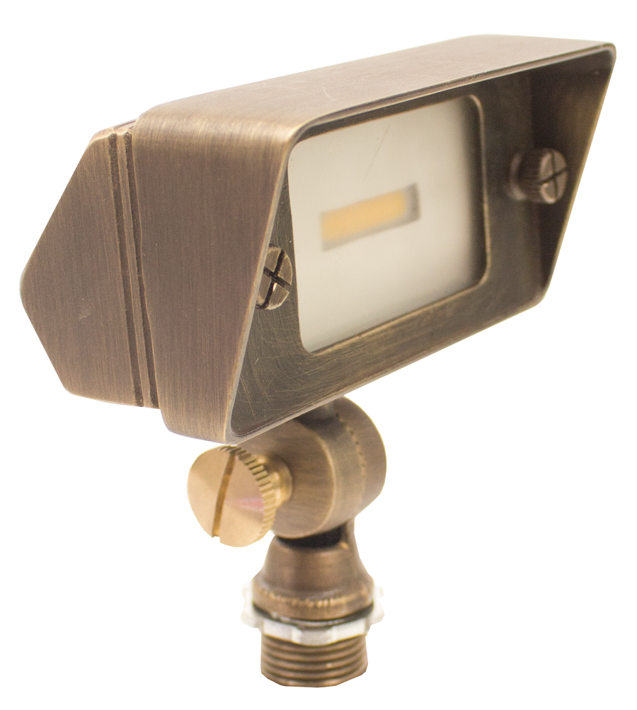 Westgate Mfg Directional Light, 6W, 3000K, 12V, IP67, Brass, LD-180-BZ