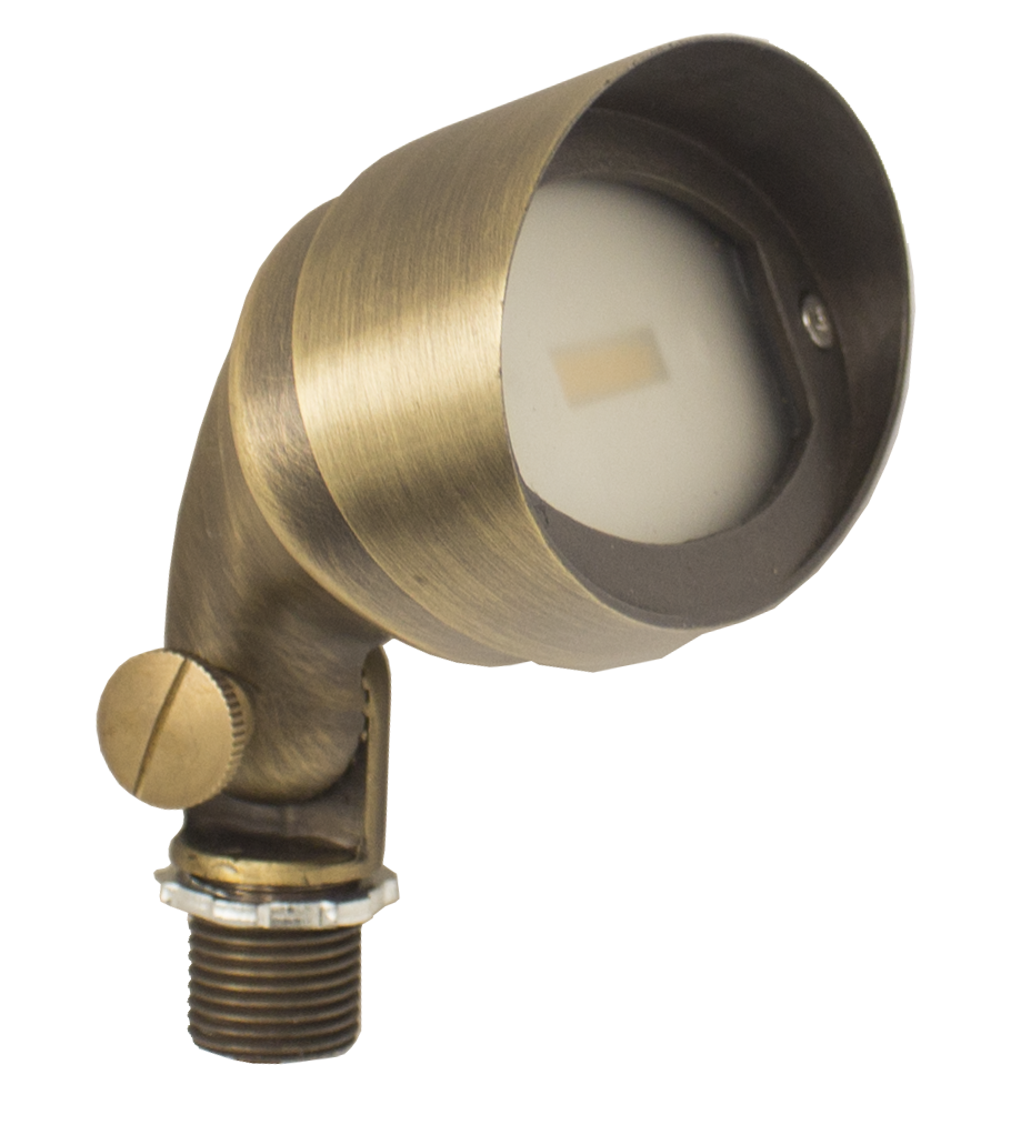 Westgate Lighting  Solid Brass Oval Directional Light With Integrated Cob Led 250Lm 30K  LFLD2-6W-30K-BZ