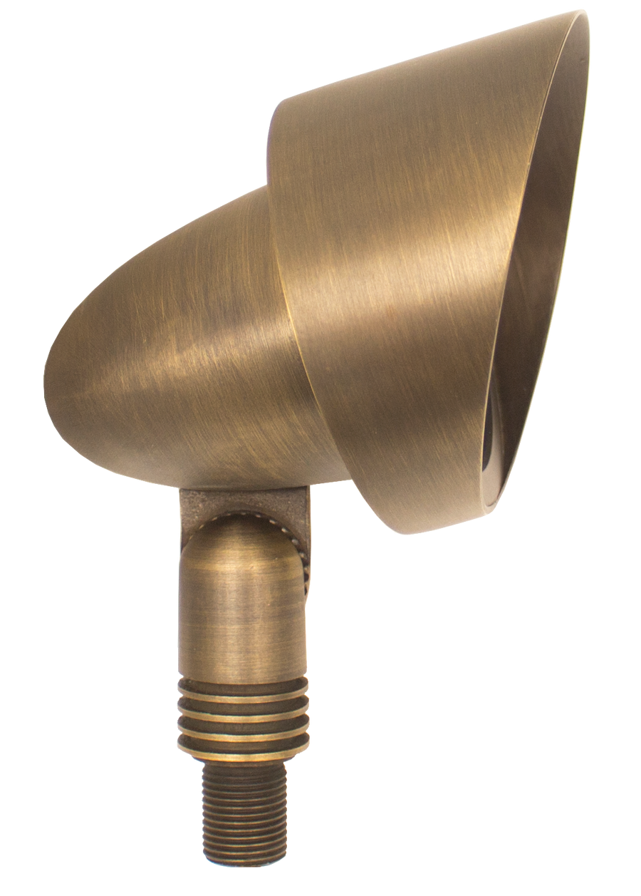 Westgate Mfg LFLD3 Solid Brass Oval Directional Light, 8W, 3000K, 12V, IP67, Bronze, LFLD3-8W-30K-BZ