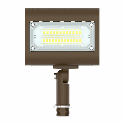 Westgate Mfg LFX-XS Flood/Area Light, 15W, 5000K, 0-10V Dimmable, TYPE III, Bronze, LFX-XS-15W-50K-KN
