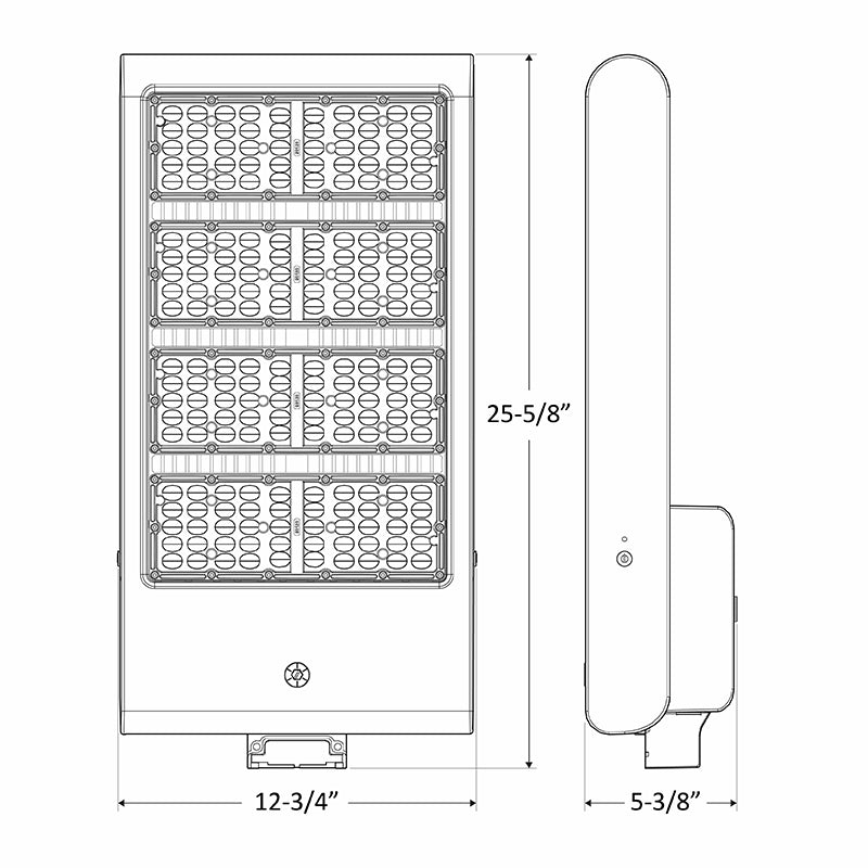 Westgate Mfg X-GEN Flood-Area Light XXL, 300/400/500/600W, 5000K, 0-10V, 120-277V, IP65, Bronze, LFX-XXL-300-600W-50K