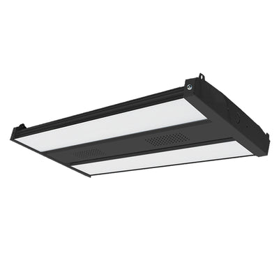 Westgate Mfg LLHB4 Architectural Vapor Tight High Bay, 80/110/150W, CCT Selectable, 0-10V, Black, LLHB4-80-150W-MCTP-BK