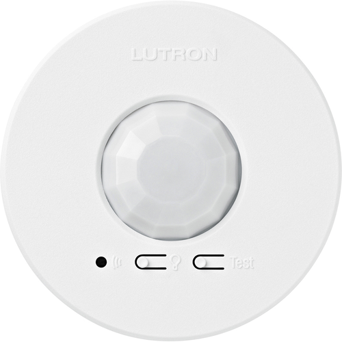 Lutron Radio Powr Savr Wireless Occupancy/Vacancy Sensor, Ceiling Mount, 434 MHz, White, LRF2-OCR2B-P-WH