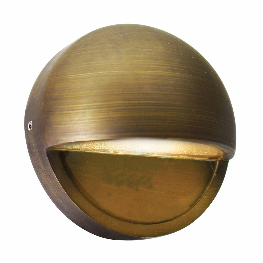 Westgate Mfg Step Light, 3W, 12V, 3000K, Solid Brass, Brass, LS-180-BZ