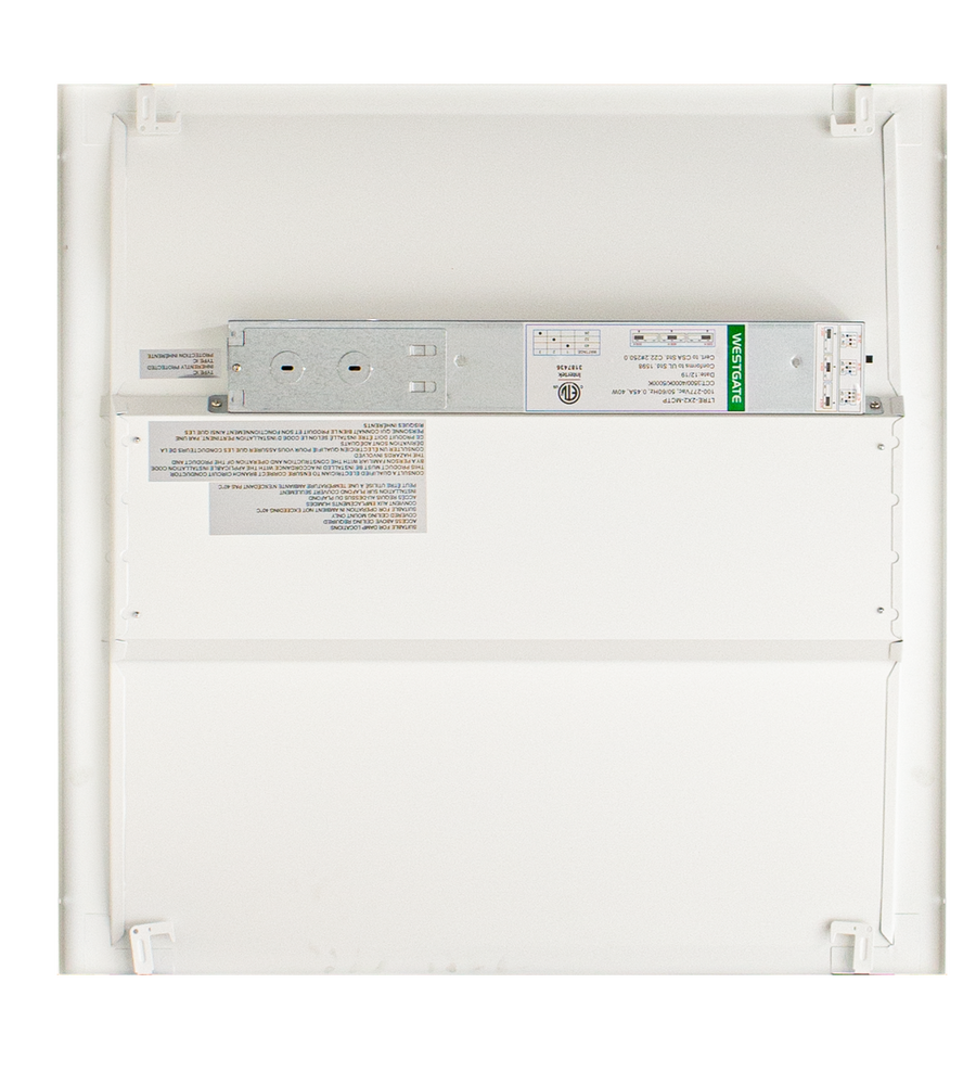 Westgate Mfg LTRE 2X2 LED Troffer, 26/32/40W, CCT Selectable, 0-10V, White, LTRE-2X2-MCTP