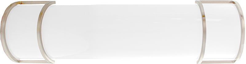 Westgate Mfg LVE Vanity Light, 24 In., 17W, CRI90, CCT Selectable, 120-277V, TRIAC Dimming, Satin Nickel, LVE-24-MCT-BN