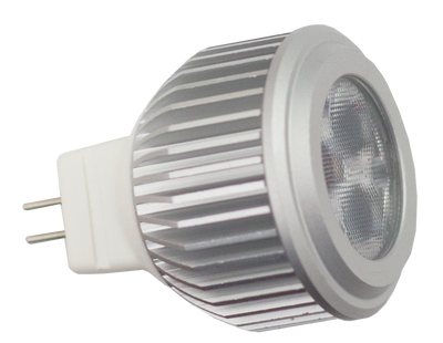 Westgate Mfg MR11 Base Lamp, 3W, 2700K, 250 Lm MR11-250L-27K
