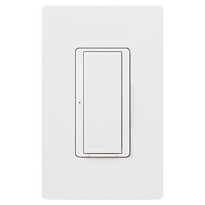 Lutron Maestro Wireless Switch, Incandescent/Halogen, Magnetic Low-Voltage, Electronic Low-Voltage, Non-Dim Fluorescent, Multi-Location/Single-Pole, 120V/6A Light or 3A Fan, White,Vive Enabled, MRF2S-6ANS-WH