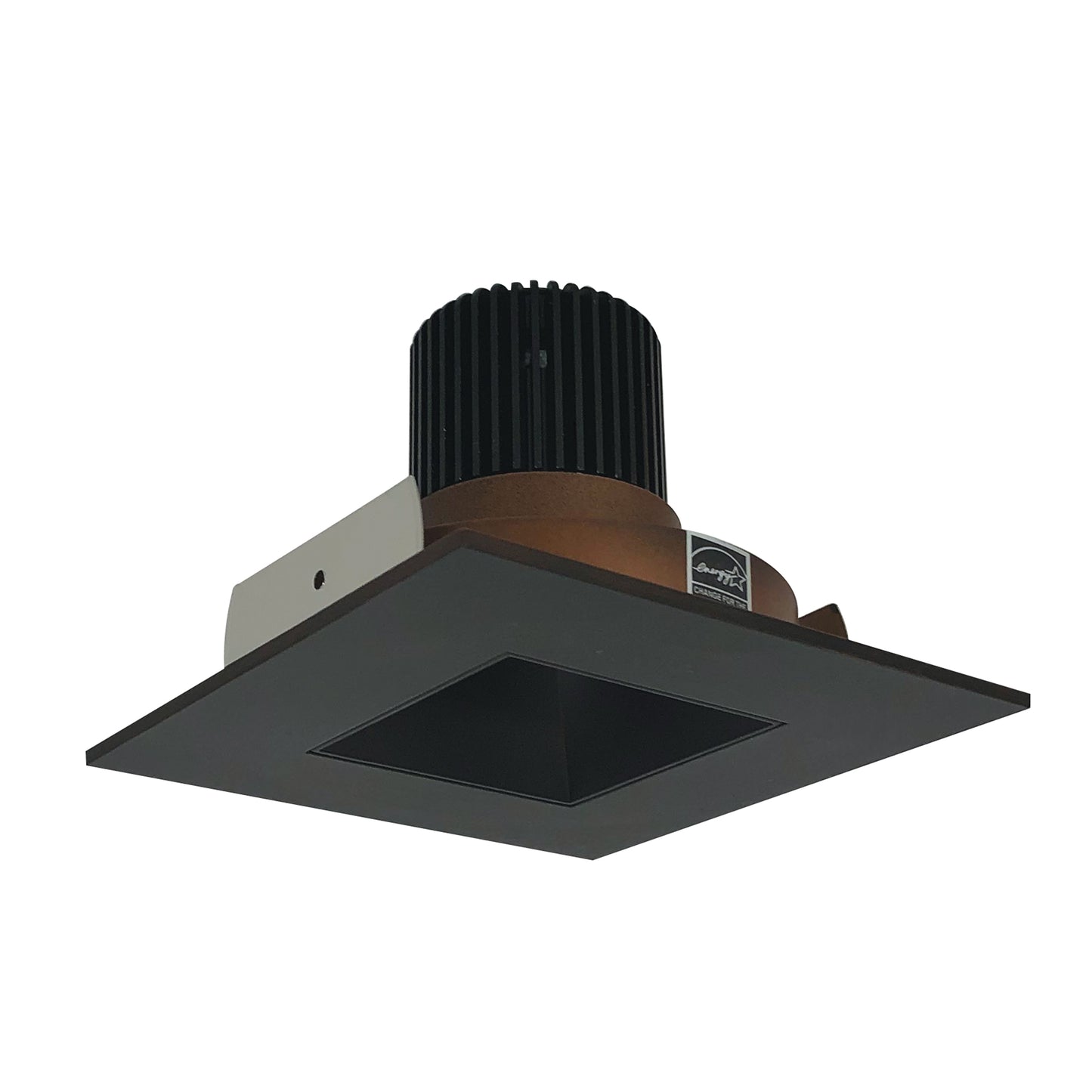 Nora Lighting 4" Iolite LED Square Reflector with Square Aperture, 10-Degree Optic, 850lm / 12W, 3000K, Bronze Reflector / Bronze Flange NIO-4SNDSQ30QBZ