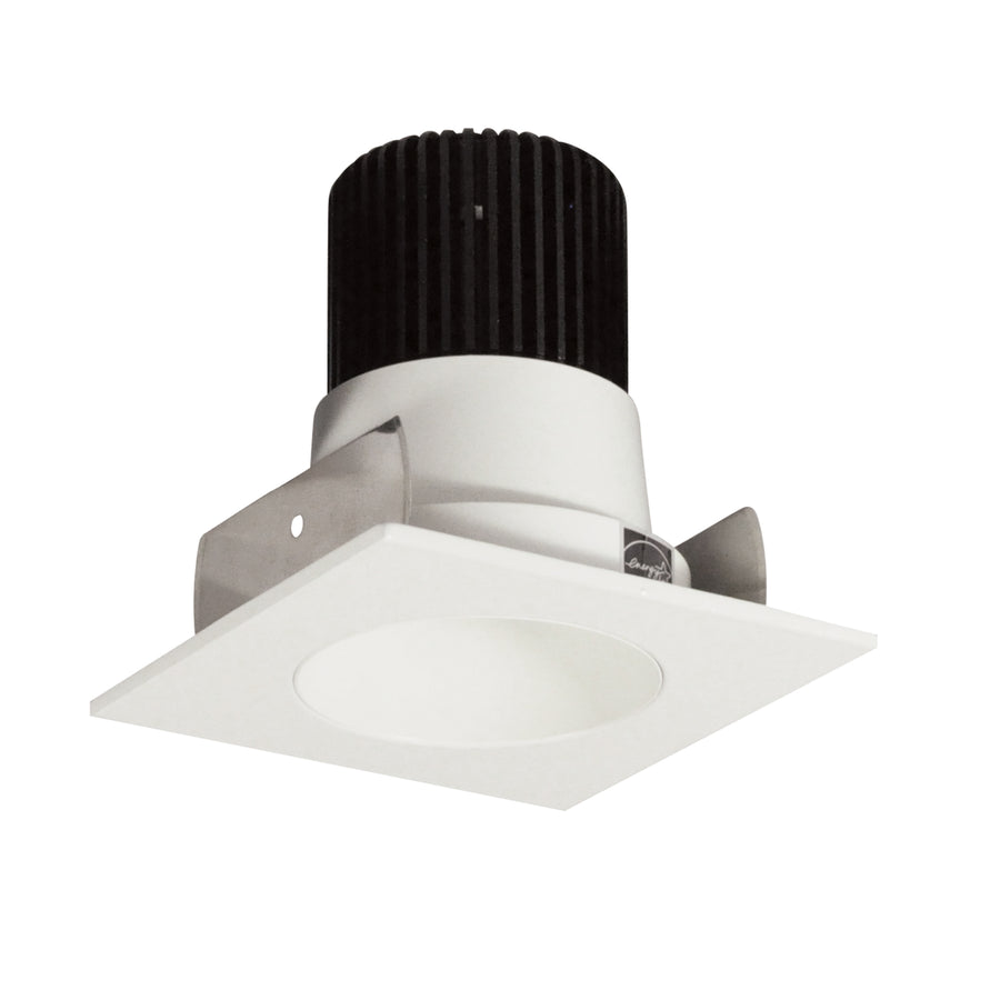 Nora Lighting 2" Iolite LED Square Reflector with Round Aperture, 1500lm/2000lm/2500lm (varies by housing), 4000K, White Reflector / White Flange NIOB-2SNDC40XWW/HL