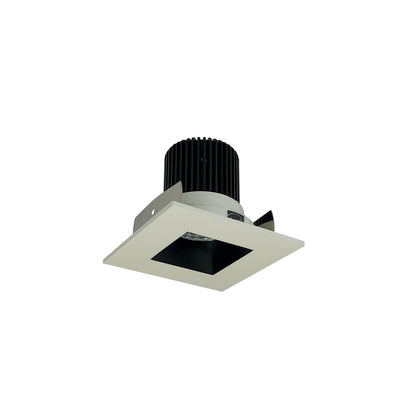 Nora Lighting 2" Iolite LED Square Reflector with Square Aperture, 1000lm / 14W, 5000K, Black Reflector / White Flange NIOB-2SNDSQ50XBW/10