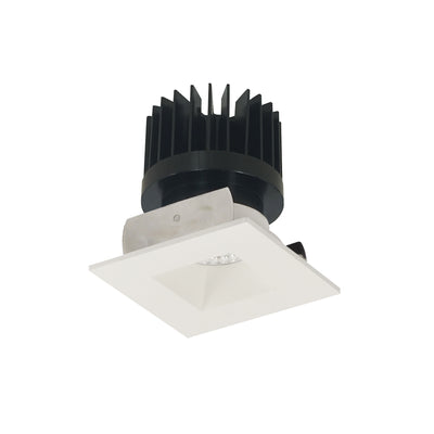 Nora Lighting 2" Iolite LED Square Reflector with Square Aperture, 1500lm/2000lm/2500lm (varies by housing), 4000K, Matte Powder White Reflector / Matte Powder White Flange NIOB-2SNDSQ40XMPW/HL