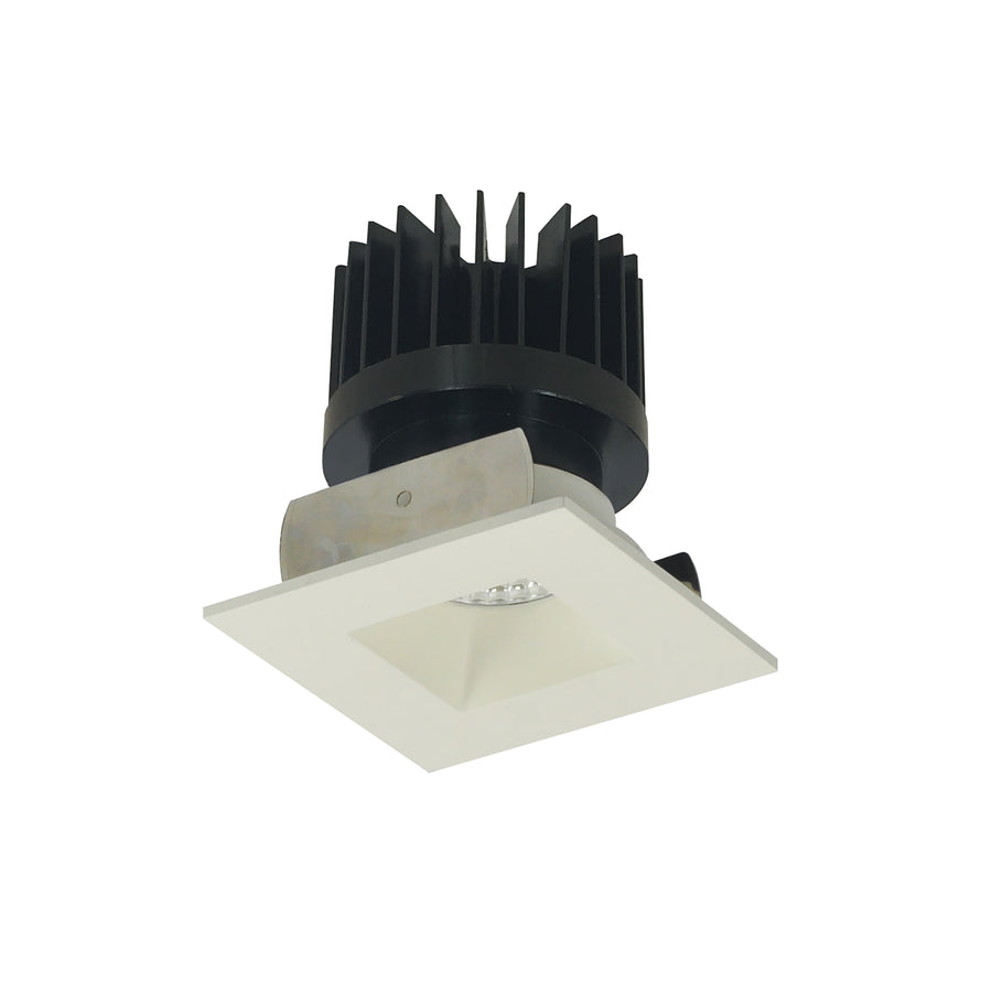 Nora Lighting 2" Iolite LED Square Reflector with Square Aperture, 1500lm/2000lm/2500lm (varies by housing), 3000K, White Reflector / White Flange NIOB-2SNDSQ30XWW/HL