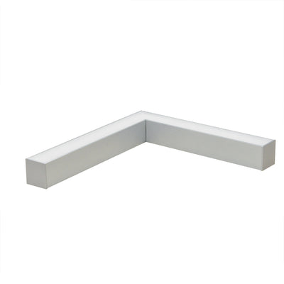 Nora Lighting L Shaped L-Line LED Direct Linear, 3000lm / 4000K, Aluminum Finish   NLIN-L1040A