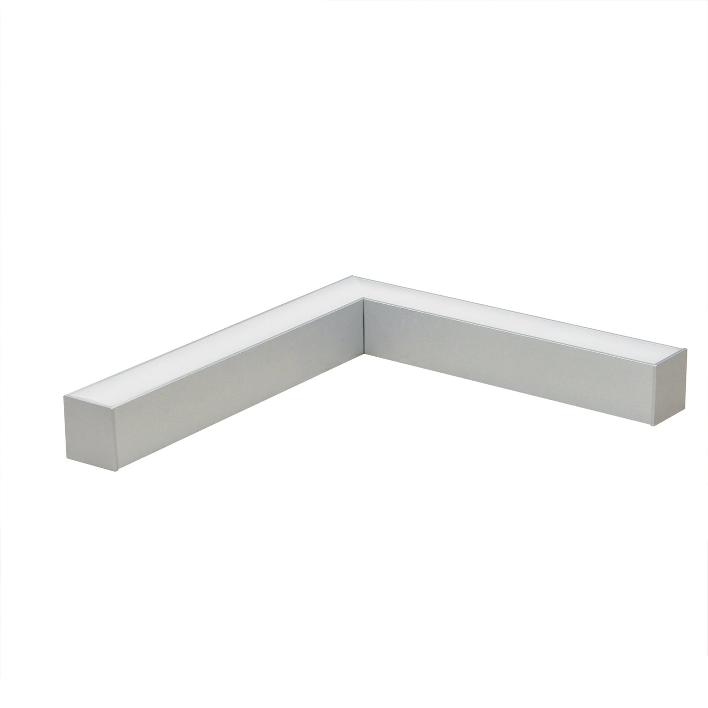 Nora Lighting L Shaped L-Line LED Direct Linear, 3000lm / 3000K, Aluminum Finish   NLIN-L1030A