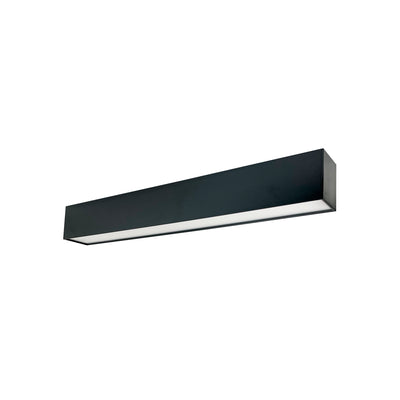 Nora Lighting 2' L-Line LED Indirect/Direct Linear, 3710lm / Selectable CCT, Black Finish   NLUD-2334B