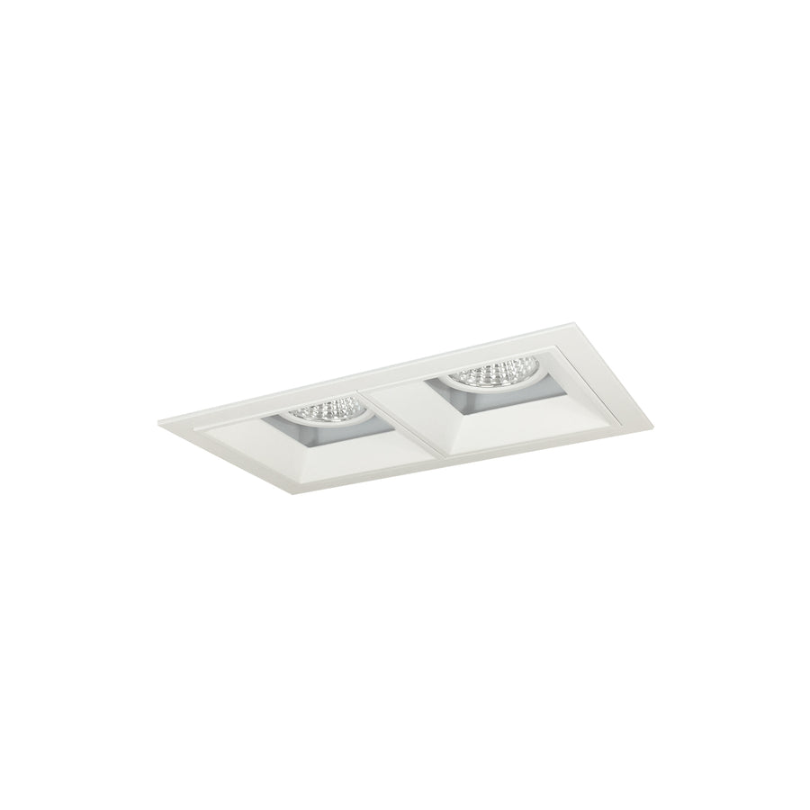 Nora Lighting Iolite MLS 2-Head Trim Kit, MPW Flange, Comfort Dim, 800lm, MPW Fixed Downlt./Wall Wash Trims NMIOT-12-MPW-FW-CDX-10-MPW