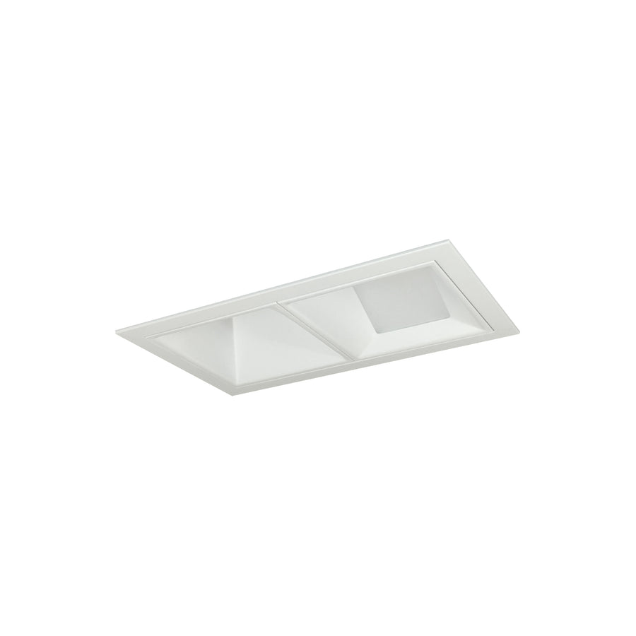 Nora Lighting Iolite MLS 2-Head Trim Kit, MPW Flange, 3000K, 1000lm, MPW Adj. Snoot/Wall Wash Trims NMIOT-12-MPW-AW-30X-10-MPW