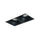 Nora Lighting Iolite MLS 2-Head Trimless Reflector Kit, 2700K, 1000lm, Black Adj. Gimbal/Wall Wash Trims NMIOTL-12-NF-GW-27X-10-B