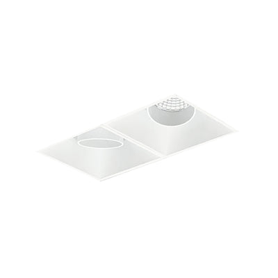 Nora Lighting Iolite MLS 2-Head Trimless Reflector Kit, 2700K, 1000lm, MPW Adj. Snoot/Adj. Gimbal Trims NMIOTL-12-NF-AG-27X-10-MPW