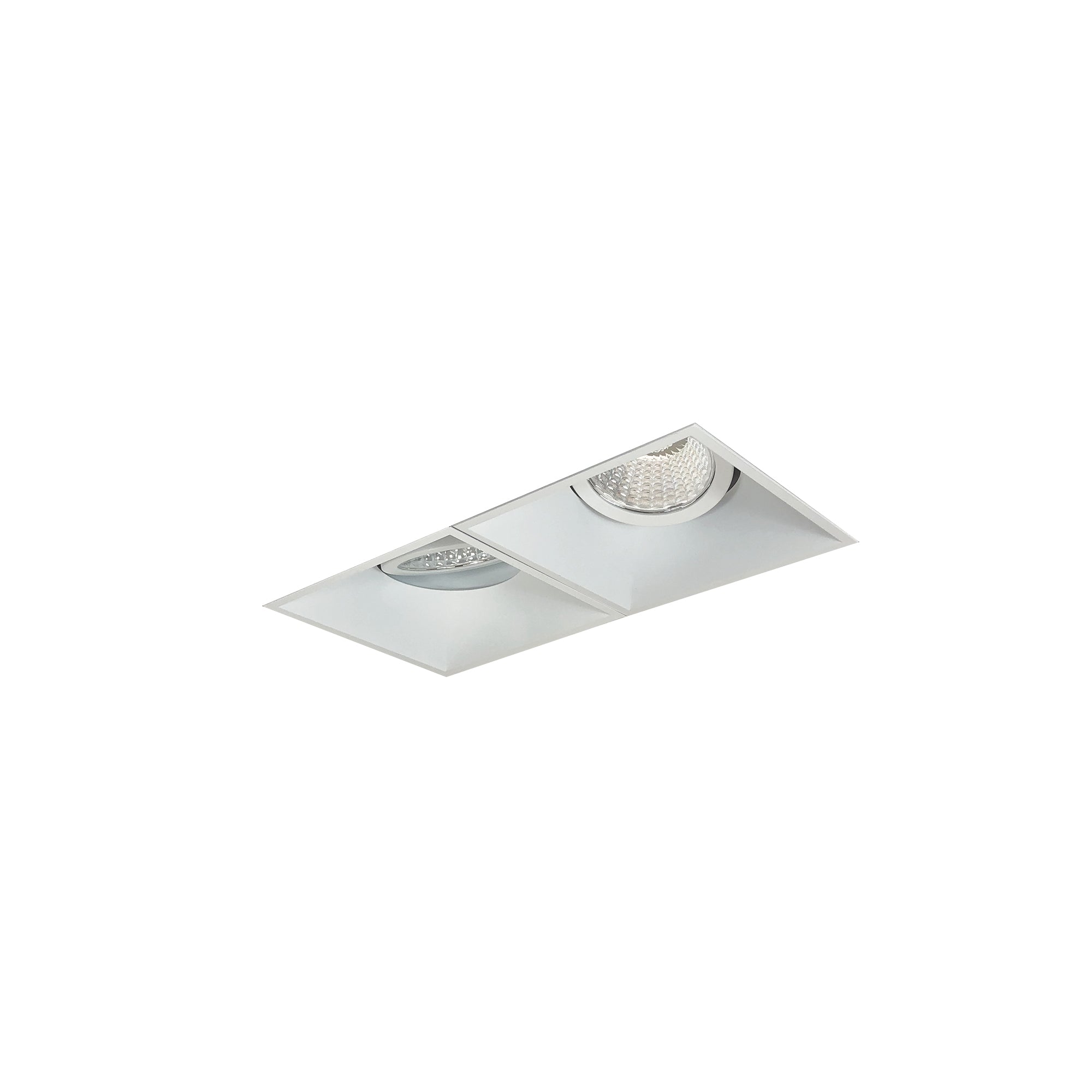 Nora Lighting Iolite MLS 2-Head Trimless Reflector Kit, 4000K, 1000lm, MPW Adj. Gimbal Trims NMIOTL-12-NF-GG-40X-10-MPW