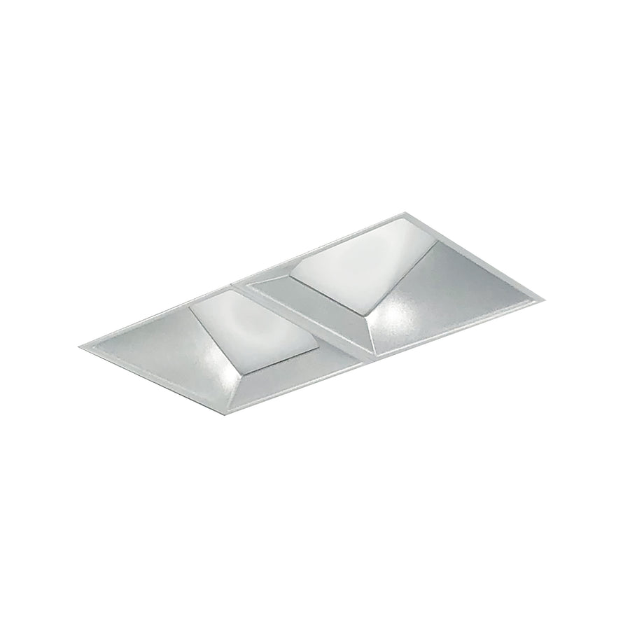 Nora Lighting Iolite MLS 2-Head Trimless Reflector Kit, 5000K, 1000lm, Haze Wall Wash Trims NMIOTL-12-NF-WW-50X-10-HZ
