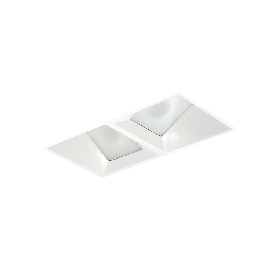 Nora Lighting Iolite MLS 2-Head Trimless Reflector Kit, 4000K, 1000lm, MPW Wall Wash Trims NMIOTL-12-NF-WW-40X-10-MPW