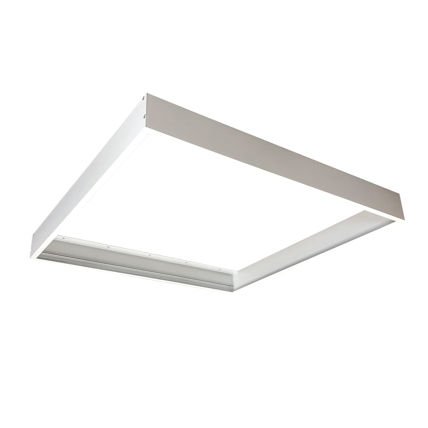 Nora Lighting Slide-in Frame for Surface Mounting 2x2 Edge-Lit & Back-Lit Panels, White   NPDBL-22DFK/W