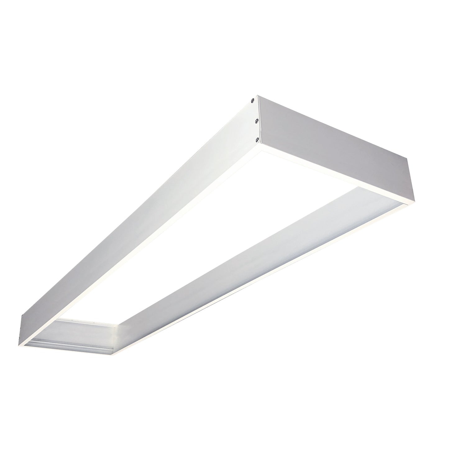 Nora Lighting Extra Deep 4.33" Slide-in Frame for Surface Mounting 1x4 Edge-Lit & Back-Lit Panels, White   NPDBL-14DDFK/W