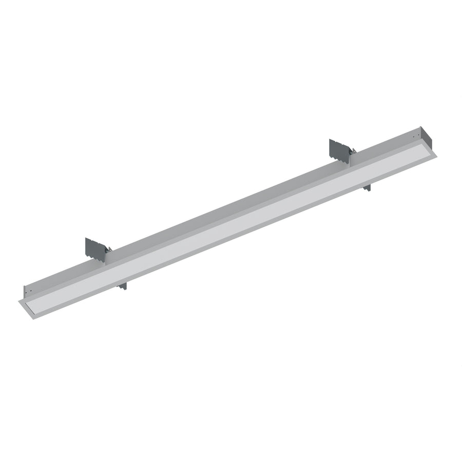 Nora Lighting 4' L-Line LED Recessed Linear, 4200lm / 4000K, Aluminum Finish   NRLIN-41040A