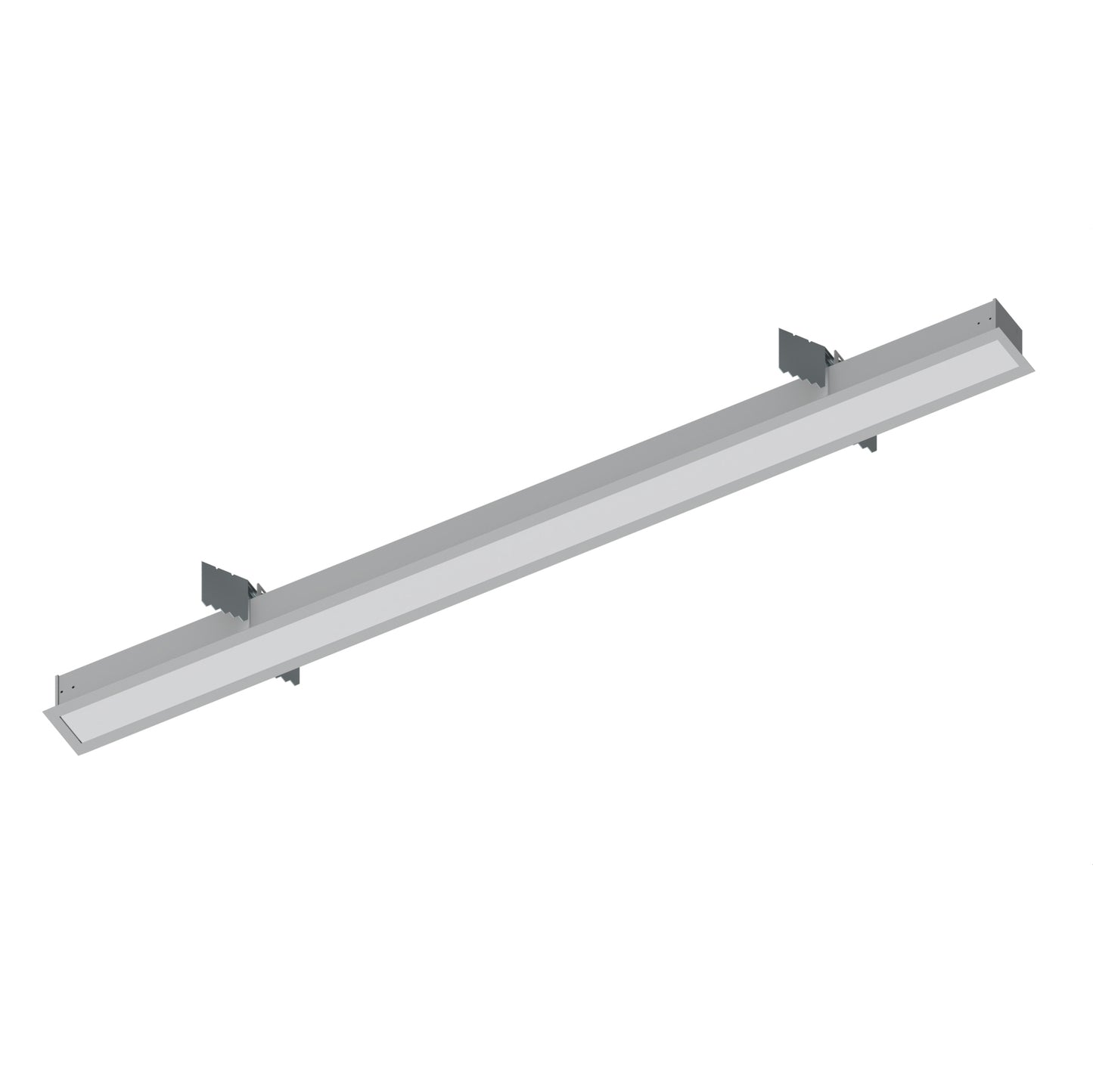 Nora Lighting 4' L-Line LED Recessed Linear, 4200lm / 3000K, Aluminum Finish   NRLIN-41030A