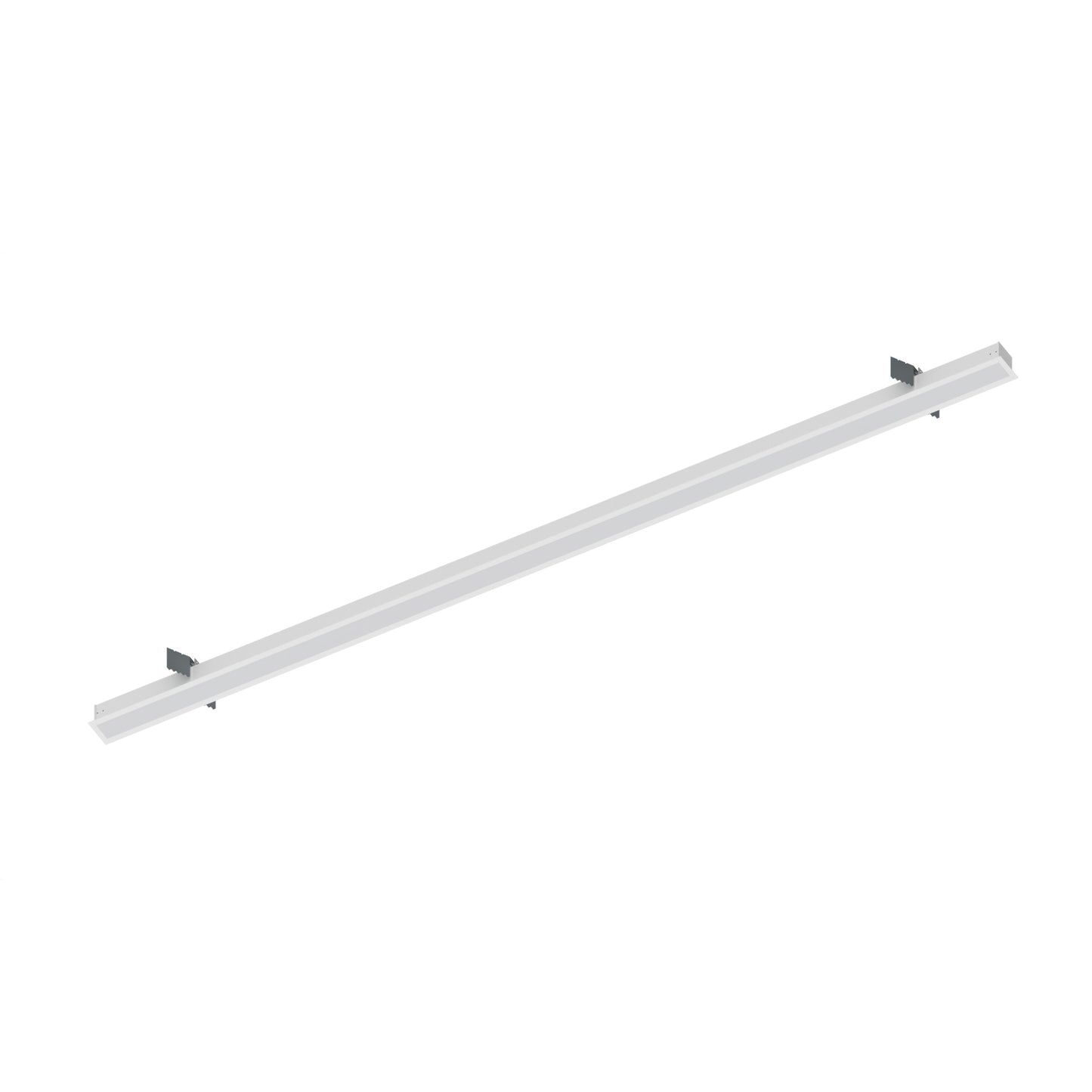 Nora Lighting 8' L-Line LED Recessed Linear, 8400lm / 3000K, White Finish   NRLIN-81030W