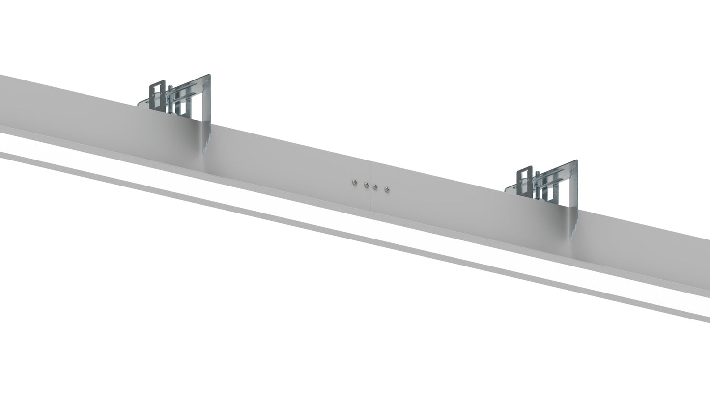 Nora Lighting 4' L-Line LED Recessed Linear, 4200lm / 3500K, White Finish   NRLIN-41035W