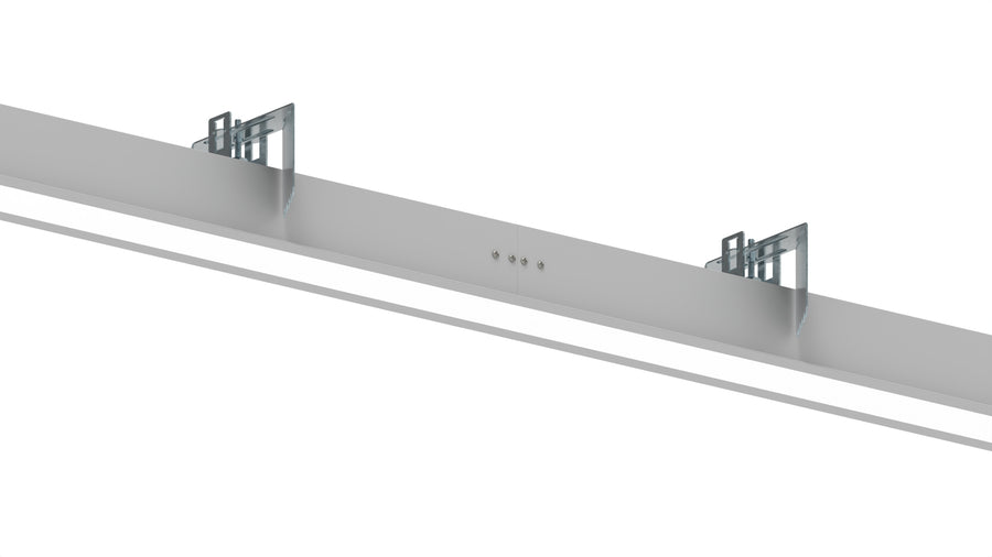 Nora Lighting 2' L-Line LED Recessed Linear, 2100lm / 4000K, White Finish   NRLIN-21040W