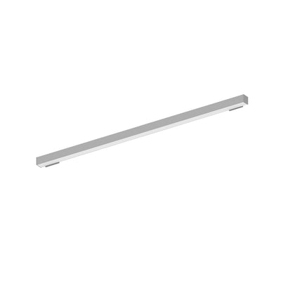 Nora Lighting 8' L-Line LED Wall Mount Linear, 8400lm / 3000K, 2"x4" Left Plate & 2"x4" Right Plate, Aluminum Finish   NWLIN-81030A/L2-R2