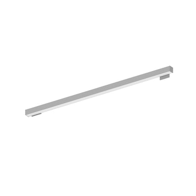 Nora Lighting 8' L-Line LED Wall Mount Linear, 8400lm / 3500K, 2"x4" Left Plate & 4"x4" Right Plate, Left Power Feed, Aluminum Finish   NWLIN-81035A/L2P-R4