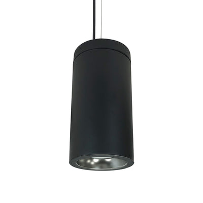 Nora Lighting 6" Cobalt Cable Mount Cylinder, Black, 1000L, 2700K, Diffused/Black Reflector, 120V Triac/ELV/0-10V & 277V 0-10V Dimming   NYLD2-6C10127DBB4AC
