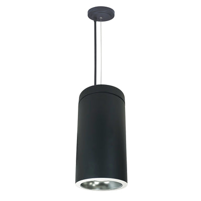Nora Lighting 6" Cobalt Cable Mount Cylinder, Black, 1000L, 2700K, Diffused/White Reflector, 120V Triac/ELV Dimming   NYLD2-6C10127DWBAC