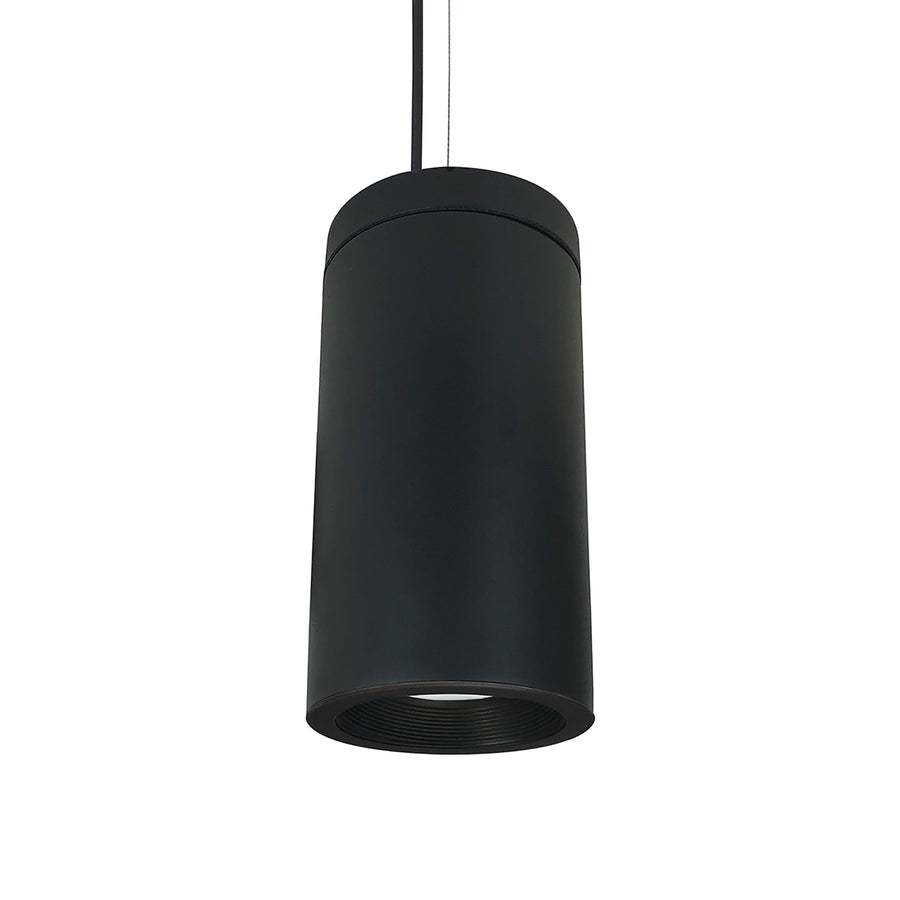 Nora Lighting 6" Cobalt Cable Mount Cylinder, Black, 1000L, 2700k, Bronze/Bronze Baffle, 120V Triac/ELV Dimming   NYLD2-6C10227BZBAC