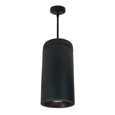 Nora Lighting 6" Cobalt Pendant Mount Cylinder, Black, 750L, 3500K, Black Reflector, 120V Triac/ELV Dimming, WIRED FOR EM   NYLD2-6P075135BBB/PEM