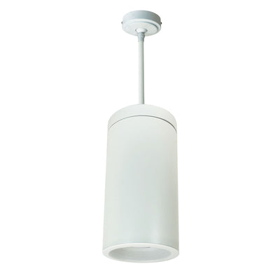 Nora Lighting 6" Cobalt Pendant Mount Cylinder, White, 750L, 3000K, White Reflector, 120V Triac/ELV Dimming   NYLD2-6P075130WWW