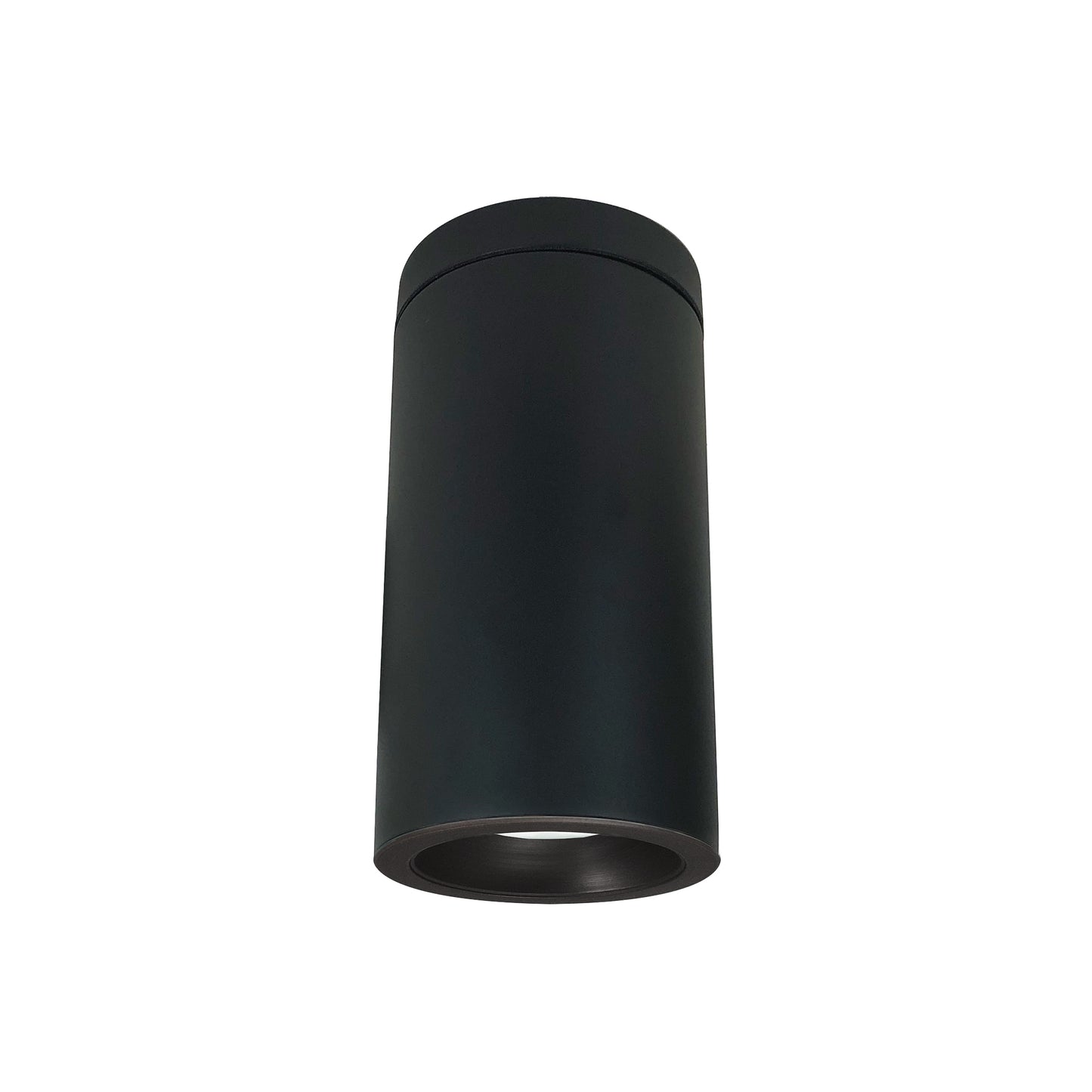 Nora Lighting 6" Cobalt Surface Mount Cylinder, Black, 750L, 3500K, Bronze Reflector, 120V Triac/ELV/0-10V & 277V 0-10V Dimming   NYLD2-6S075135BZB4