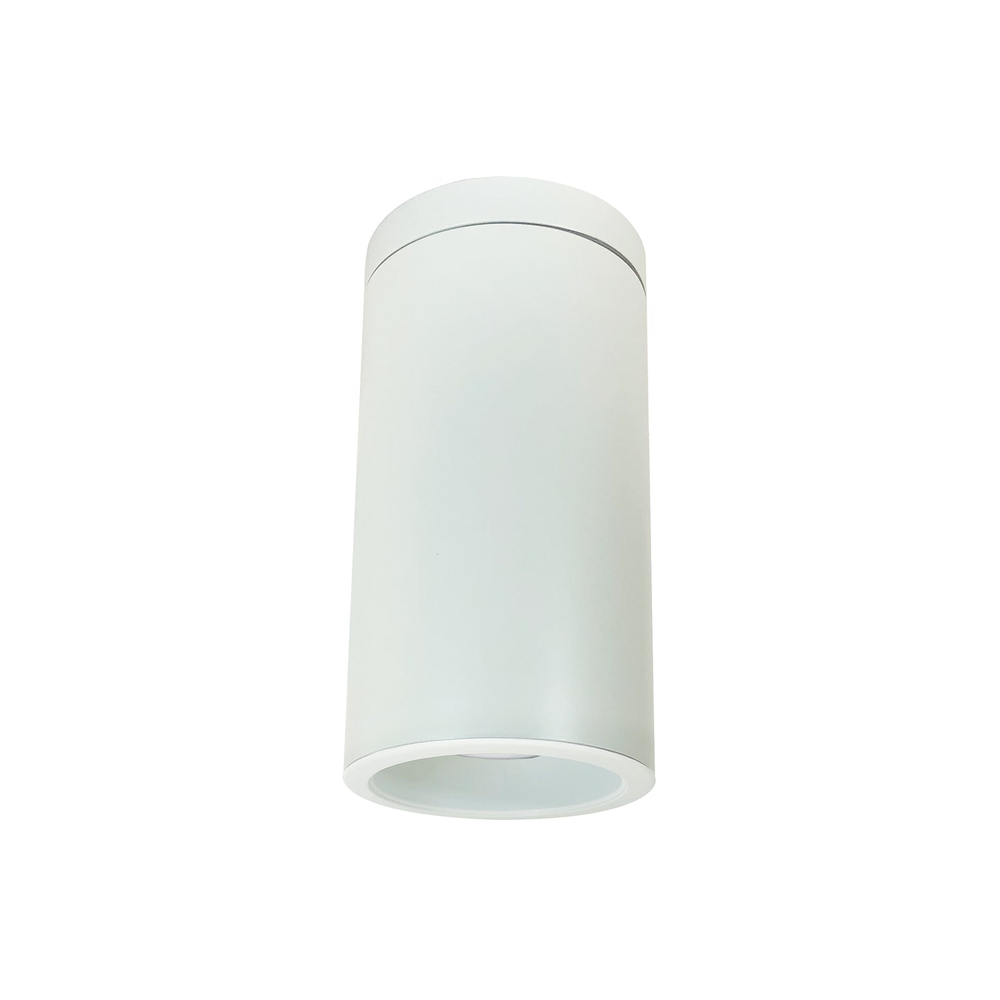 Nora Lighting 6" Cobalt Surface Mount Cylinder, White, 1000L, 3500K, White/White Reflector, 120V Triac/ELV/0-10V & 277V 0-10V Dimming   NYLD2-6S10135WWW4