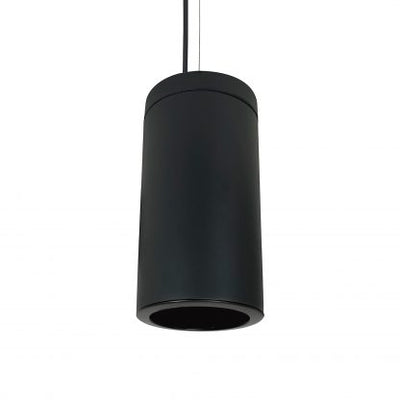 Nora Lighting 6" Cylinder, Black, Cable Mount, Incandescent, Refl, Black   NYLI-6CI1BBBAC