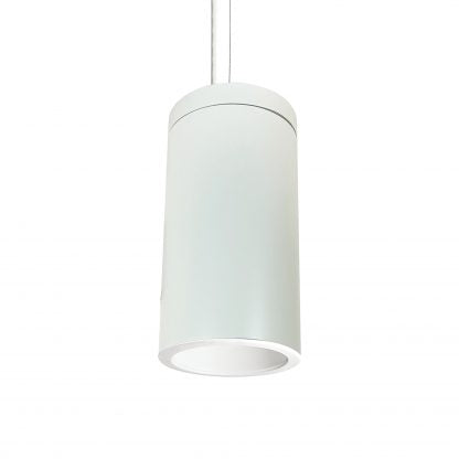 Nora Lighting 6" Cylinder, White, Cable Mount, Incandescent, Refl, White   NYLI-6CI1WWWAC